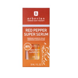 Erborian Red Pepper Super Serum - Smooths and plumps the skin - Korean face care that balances the complexion - fewer wrinkles and more energy - 30 ml