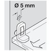12 pcs x Hafele Glass Shelf Supports Pegs for 6mm