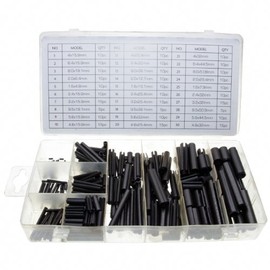 Hollow Spring Pins Retaining Ring Assortment Box Sizes 2.0-10 mm 315 Pieces (in Storage Box/Assortment Box)