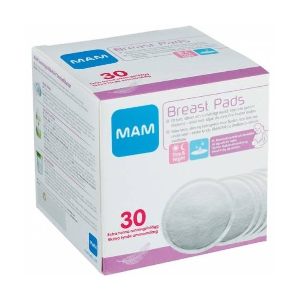 MAM BREAST PADS FOR A DRY, SAFE& SKIN- FRIENDLY FEELING