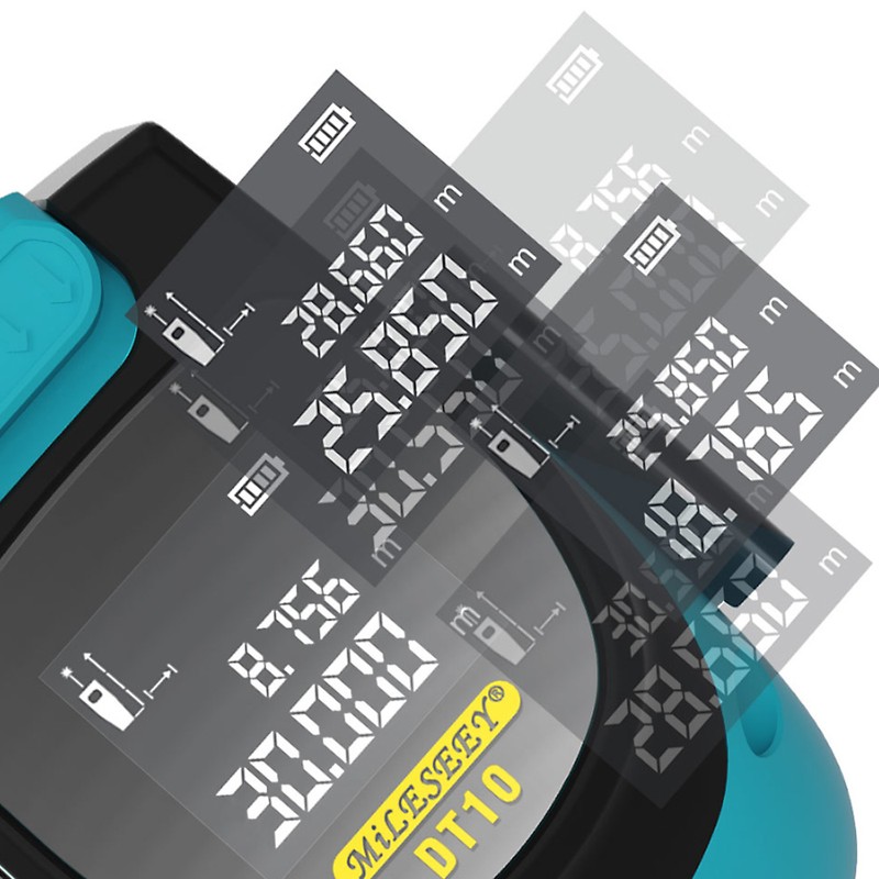 MiLESEEY La-ser Distance Measuring Tape Recharge Hand-held Range Finder Measurement