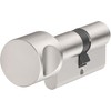 ABUS Profile Cylinder Lock with Doorknob KE20NP Z30/K30 B/SB, 598210