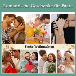 Gkmamrg Partner Bracelets – Partner Bracelets – Couple Bracelet – Partner Gifts – Gift for Boyfriend Husband Christmas Gifts, Stainless Steel