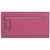 GlobeeCraft Leather Wallet, fuchsia, Casual