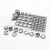 81Pcs Bolt Caps Topper Cover for Harley Softail Twin Cam