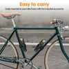 mizikuu Folding Bicycle Lock Combination Lock Made of Hardened Steel