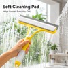3-in-1 Window Cleaning Squeegee for Glass & Mirrors – Built-In
