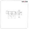 KOTARBAU 5907465919593 Lock Cylinder, Nickel, A 40 / B 40