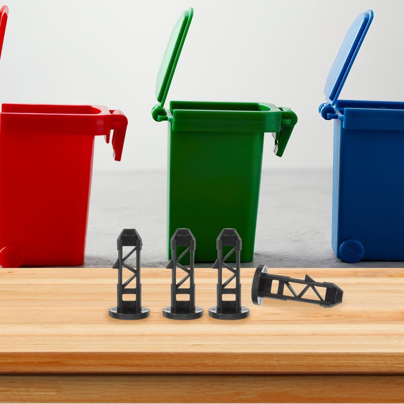 BESPORTBLE 6 Pcs Outdoor Plastic Trash Can Lid Replacement Universal