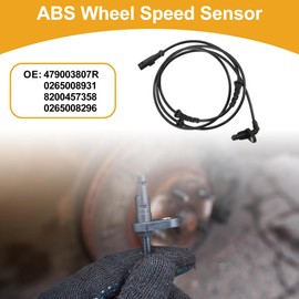 Partuto ABS Wheel Speed Sensor No.479003807R/0265008931 Rear Right ABS Sensor Anti-lock Braking System Sensor for Renault Twingo 2007-2024