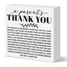 Nursery Teacher Appreciation Gifts for Women Men, End of Year Teacher Thank You Gifts Birthday Christmas Gifts for Kindergarten Preschool Daycare Teacher's Day, a Parents Thank You