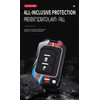 HIBEYO Flip 2 Button Key Fob Cover Compatible with Jeep
