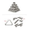 RoseFlower 15 pcs IQ Test Puzzle Metal Wire Puzzles Mind