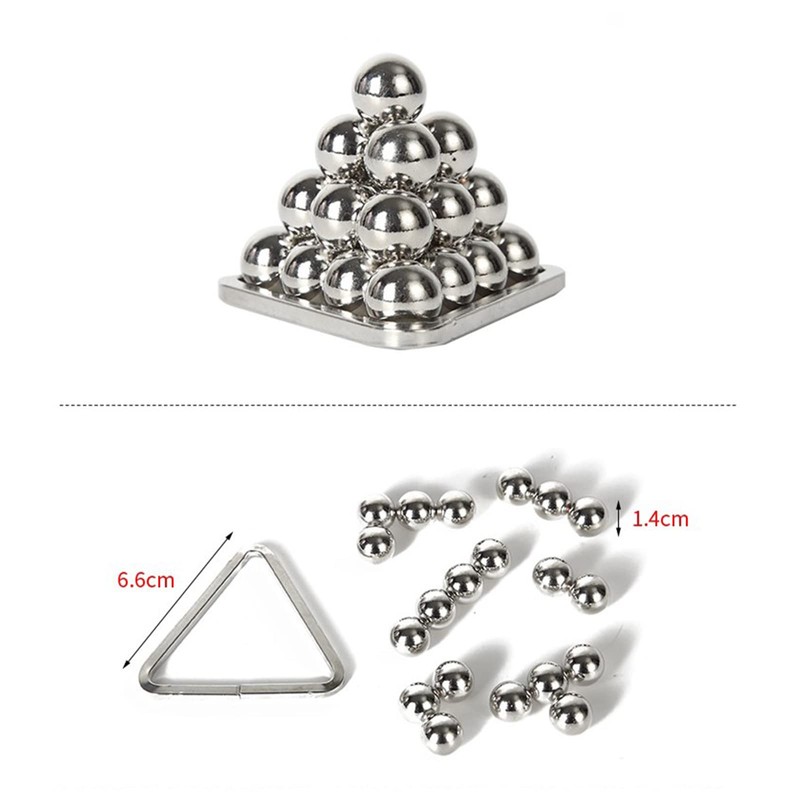 RoseFlower 15 pcs IQ Test Puzzle Metal Wire Puzzles Mind