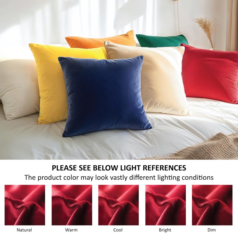 Encasa Christmas New Year VELVET Cushion Covers 2pc Set (60