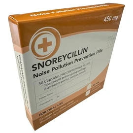 Diabolical DP1383 Snoreycillin - Secret Santa Gifts for Men Under 10 Pounds, Silly Christmas Gifts for Dad, Gag Gifts for Men, Funny Stocking Fillers for Him, Funny Gifts for Men