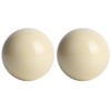 White Billiard Balls,2pcs Pool Table White Billiard Balls Snooker Pool