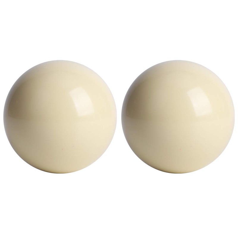 White Billiard Balls,2pcs Pool Table White Billiard Balls Snooker Pool