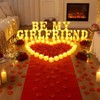 Grinsvalley Be My Girlfriend Light up Letters Proposing Decorations Set