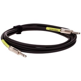 Ernie Ball - Cable para instrumentos, recto/recto, 3 m, color negro