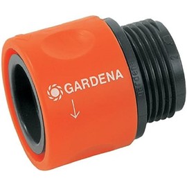 GARDENA 2917-20 26.5 mm (G3/4) Faucet Connector, Screw Type and Nipple