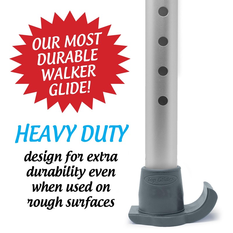 Deal: 2 Pairs Top Glides DuraSki Heavy Duty Walker Ski