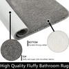 Famibay Bath Mat Non Slip Washable Bathroom Mat Super Absorbent