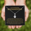 New Bookkeeper Necklace Message Card Box Alluring Standard - The