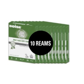 Boise X-9 MultiUse Copy Paper Case Letter Size, 5000 Sheets, 20 Lbs, 10 Reams