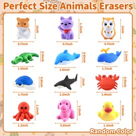 30 Pack Owl Erasers for Kids,3D Take Apart Animal Eraser Desk Pets for Boys Girls Classroom Prizes,Game Reward,Easter Egg Fillers,Back to School Supplies,Goodie Bag Stuffers,Party Favors