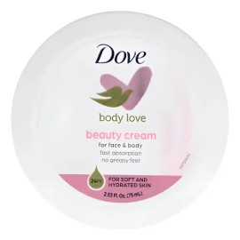 Crema Corporal Dove Body Care Beauty Cream Hidrata 24hr 75ml