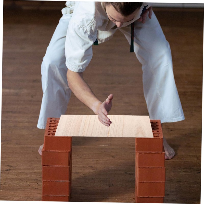 WOONEKY Professional Taekwondo Board 10pcs Wooden Breaking Plank for Martial