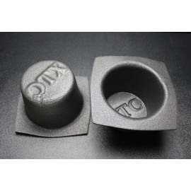 Install Bay 2 PCS SPEAKER BAFFLE ACOUSTIC FOAM 6.5" ROUND LARGE FRAME CAR AUDIO BASS IBBAF60