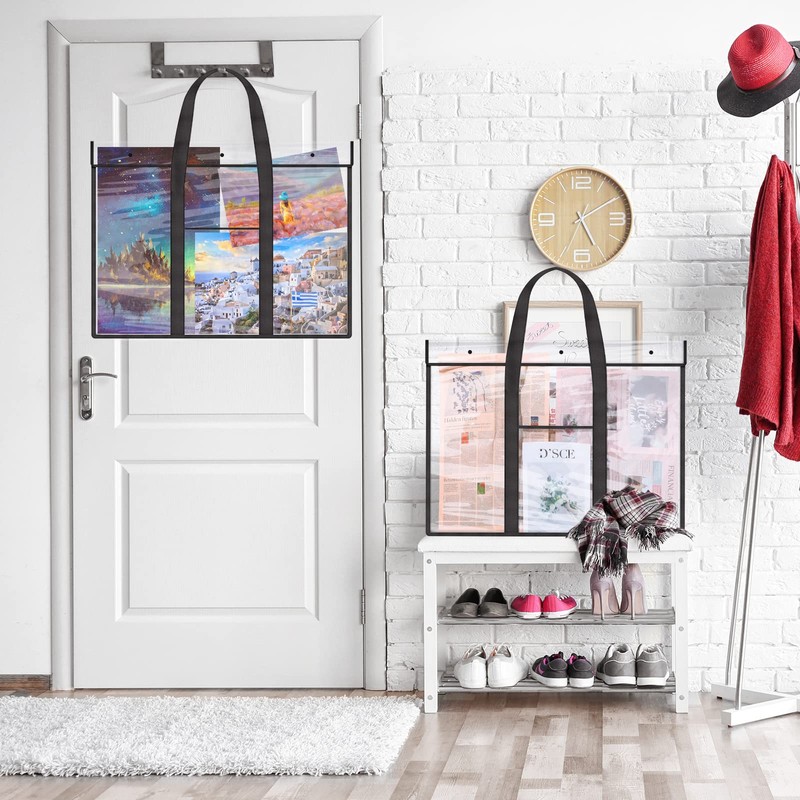10 Pack Large PVC Poster Storage Bags Bulletin Board Storage