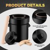 Tioncy 2.6 Gallon 10L Fermentation Crock Ceramic Sauerkraut Crock with