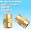 Qolekog 1/4 inch NPT Brass Ball Valve Kit Air Compressor