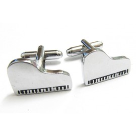 Miniblings Grand Piano Piano Cuff Links Cufflinks Buttons + Box Concert Pianist