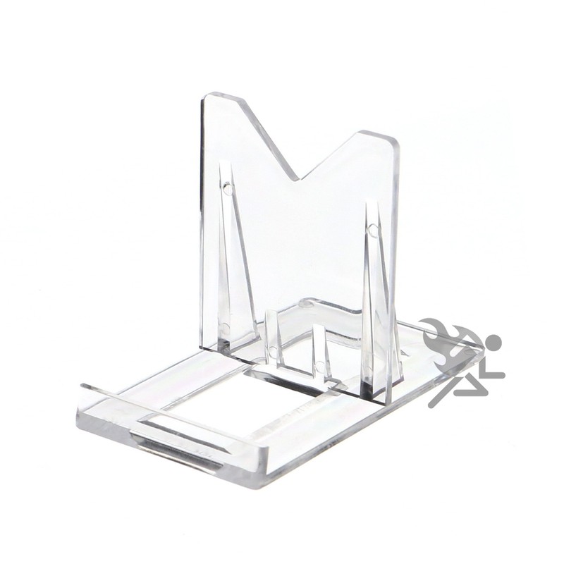 2" Two Part Adjustable Clear Acrylic Plastic Display Stand Easel