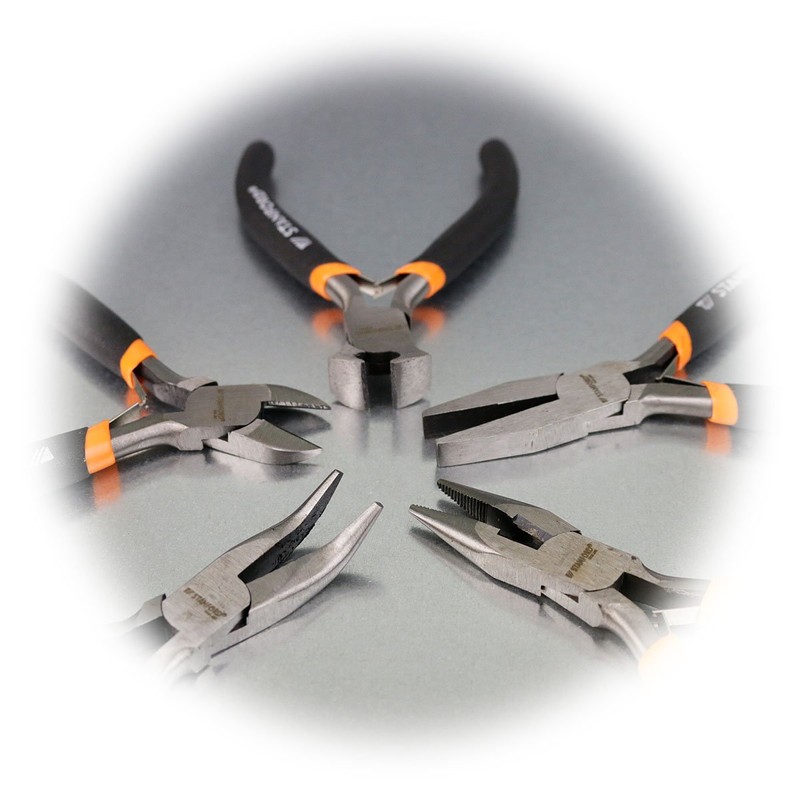 MiniGrip Electronic Pliers 5-Piece Set, 12 cm