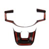 Korlot Carbon Fiber Style Steering Wheel Trim Accessories for 2022-2026