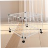Kisangel 4pcs Pet Cage Casters Replacement Wheels for Cat Swivel