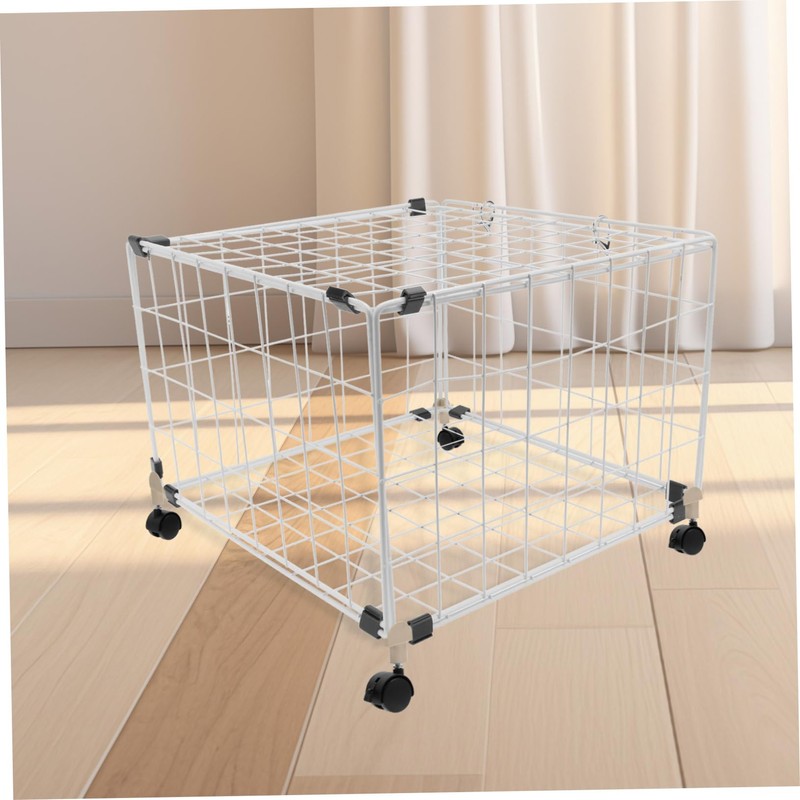 Kisangel 4pcs Pet Cage Casters Replacement Wheels for Cat Swivel