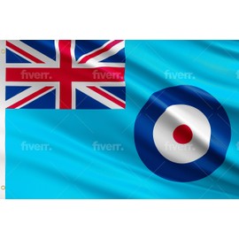 Royal Air Force Ensign Outdoor Heavy-duty - RAF Ensign Flag Premium Suitable for Flagpoles Symbol of Royal Air Force - British Armed Forces Flag Ideal for Festival Business Party - 5x3 ft