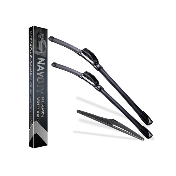 NAVOTY 3 Wipers Factory Replacement for Jeep Cherokee 2014 2015
