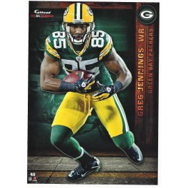Fathead GREG JENNINGS GREEN BAY PACKERS WMU BRONCOS FATHEAD TRADEABLES STICKER 2012 #40