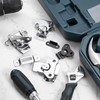 sourcing map Butterfly Twist Latch, 2.17 Inch Alloy Spring Loaded
