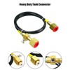 NTSUMI CO2 Tank Filling Station Charging Adapter with 60Inch Hose
