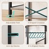 SUPERJARE Kitchen Bakers Rack with Power Outlet, Coffee Bar Table