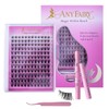 AnyFairy Lash Clusters Kit 8-18mm DIY Lash Extension Kit Wispy