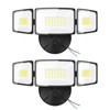 Onforu 2 Pack 75W Flood Lights Outdoor, 7000LM LED Flood